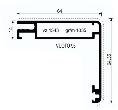 VZ 1543  – Allco 5 – Riporto imbotte vuoto mm 95