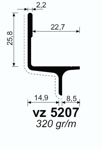 VZ 5207  – Triallco 65-90 – Gocciolatoio 65-65 T.T.