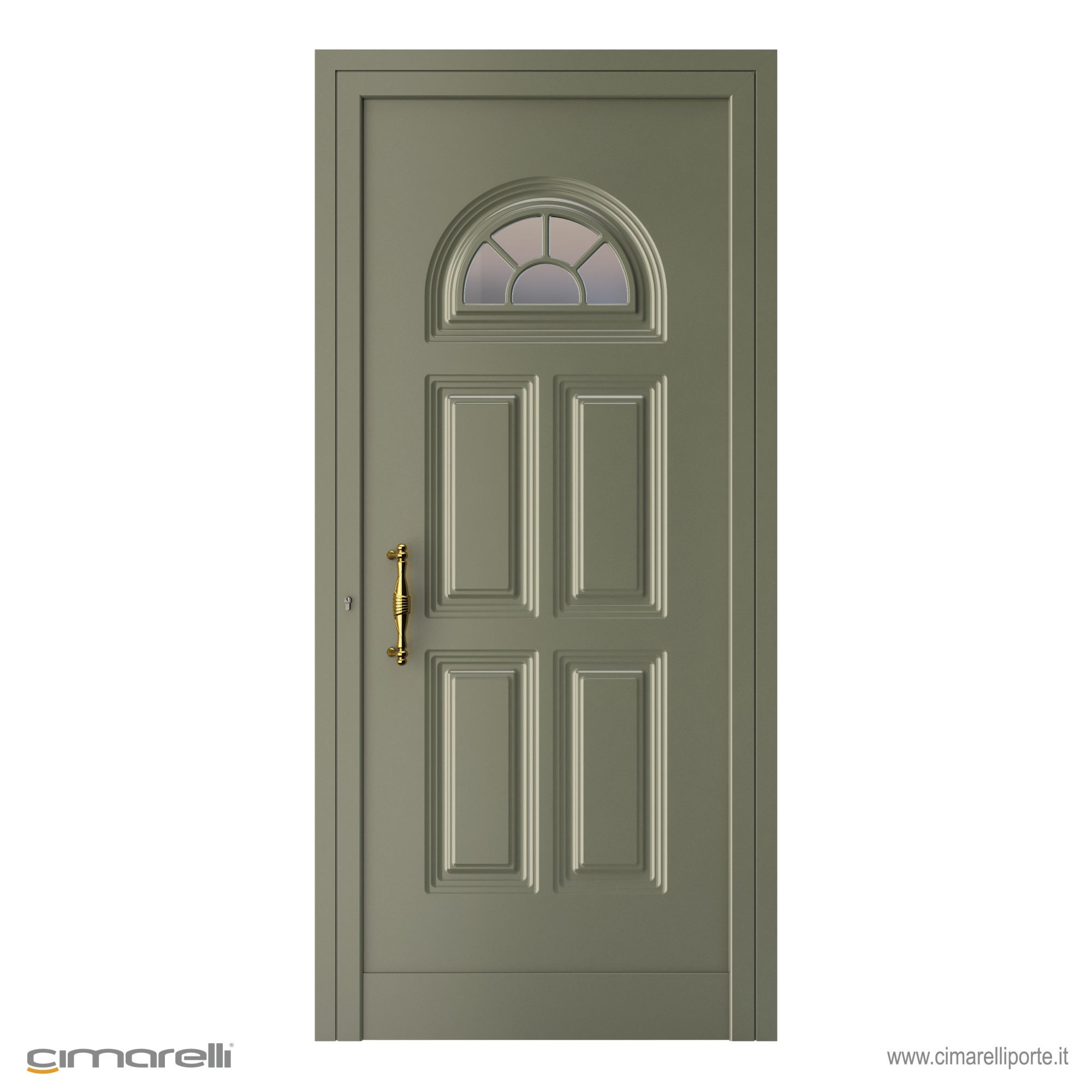 Cimarelli – Art. 2099 – Kyalami – Pannello per porta predisposto al vetro con grata (misura standard 90×215 cm)