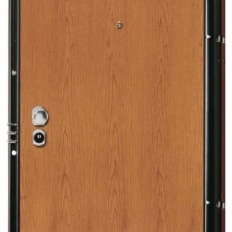 Gardesa – PCL3 – Porta blindata con serratura a cilindro europeo colore noce dogato (misura 90×210 cm)