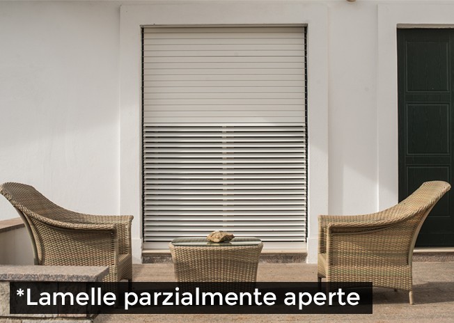 ORIENTA® – Avvolgibile a stecche orientabili