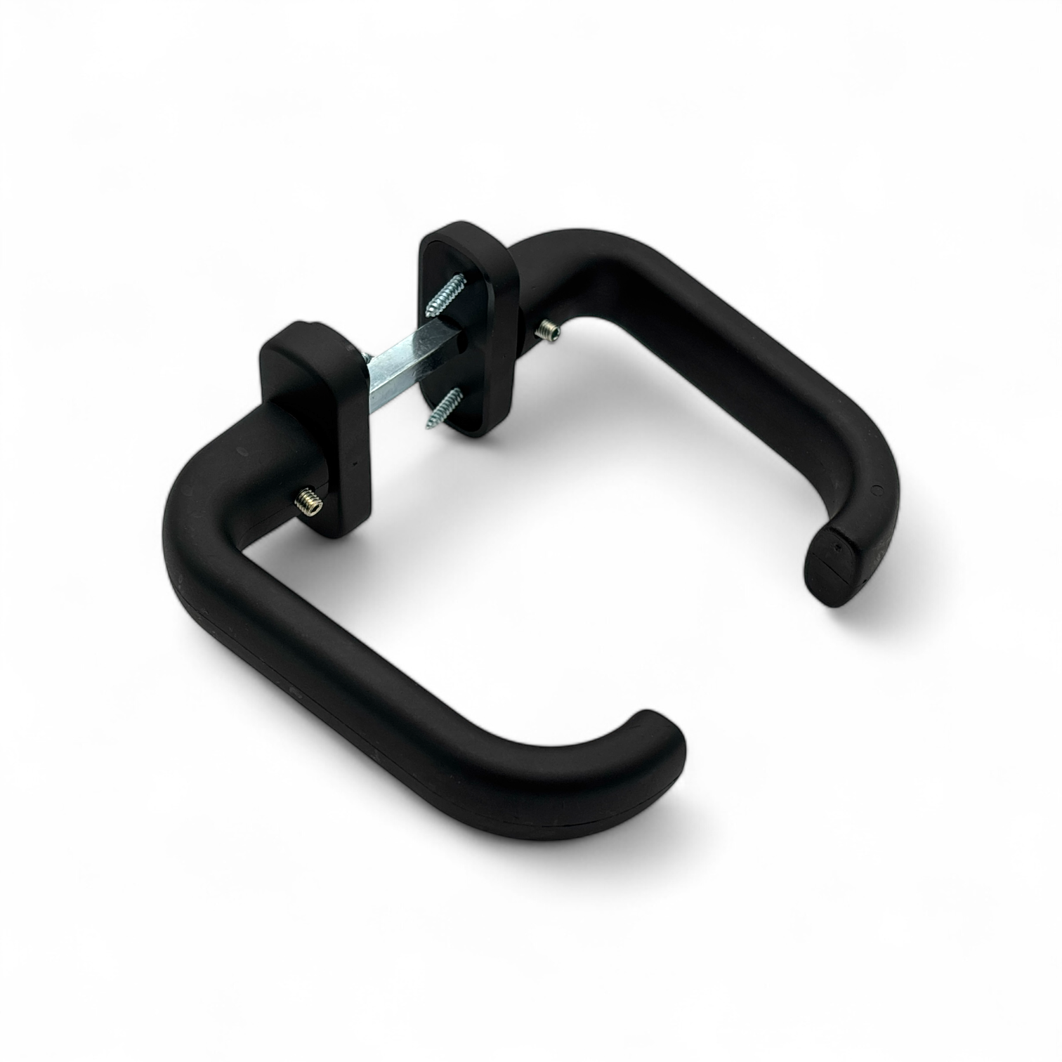 Esinplast – 2119 – Doppia maniglia in resina Nera decentrata Tata