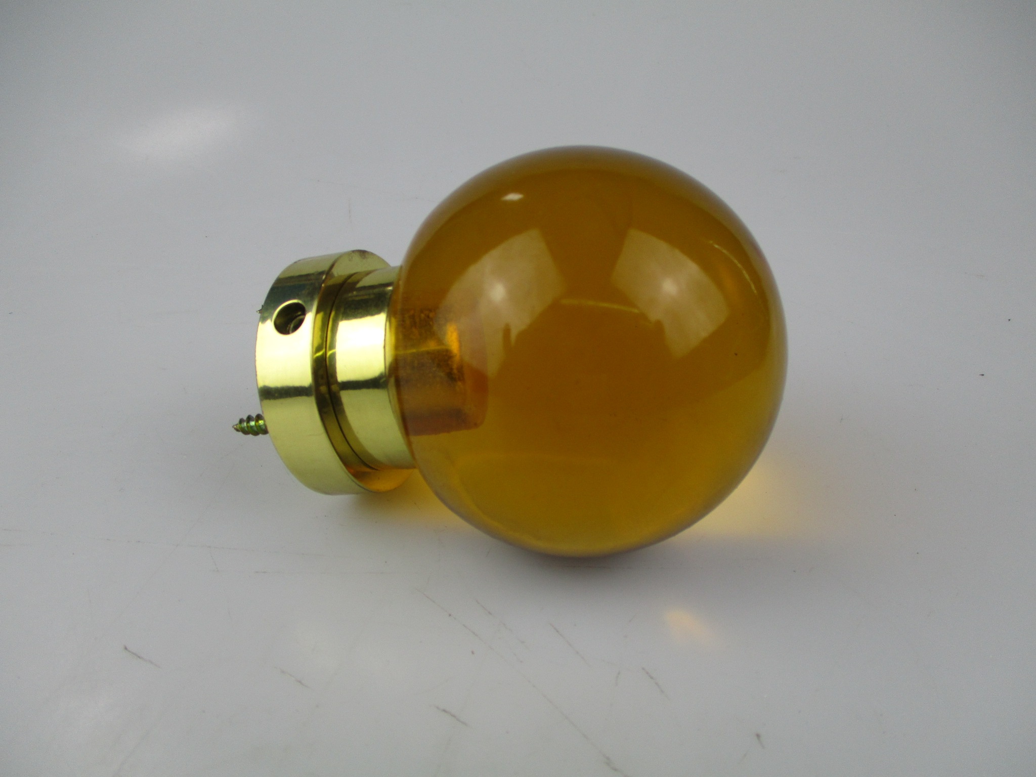 PBA – 504FG – Pomolo singolo fisso giallo