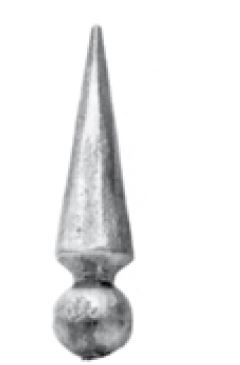 India – 121.4 – Lancia Fucinata Conica D33 H130