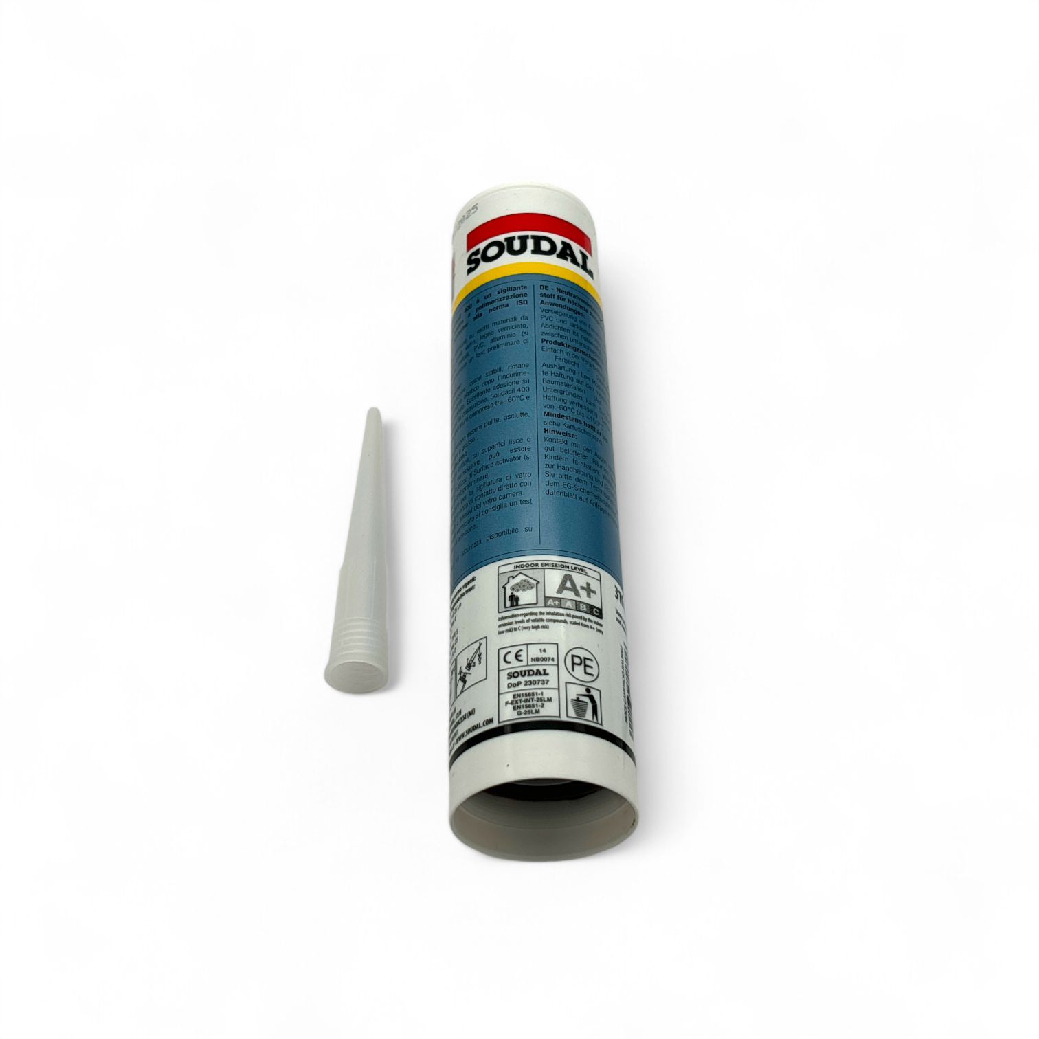 Soudal – Soudasil 400 – Sigillante siliconico neutro per edilizia e vetrate 310ml
