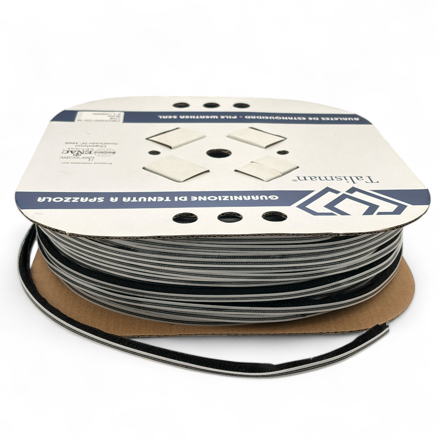 Diamond – FNW69X800 – Spazzolino con pinna in tessuto 6,9 x 800 4pb nero id 46